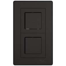 UP-Kombination EDIZIO.liv SNAPFIX 2x1 156x96mm 2xSchema 3/1L schwarz GMI A 2X1 UP-Kombination EDIZIO.liv SNAPFIX 2x1 156x96mm 2xSchema 3/1L schwarz GMI A 2X1