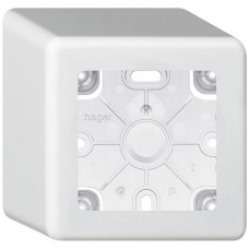 AP-Gehäuse BASICO 1×systo weiss