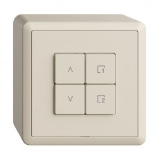 AP-Nebenstelle zu Storenschalter 1K/4T Szene EDIZIOdue Wiser crema AP-Nebenstelle zu Storenschalter 1K/4T Szene EDIZIOdue Wiser crema