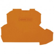 Abschluss-Zwischenplatte 0,7mm orange Wago