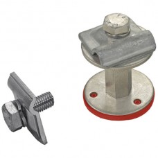 Anschliesspunkt kurz Inox A4 M10x25 Ø10-22mm für Seil 50mm2