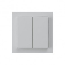 Druckschalter 1/3+3/1L hellgrau Einsatz kallysto 10A 60x60mm