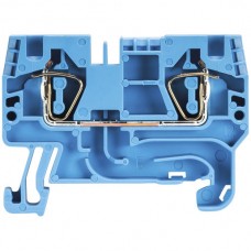 Durchgangsklemme Wieland WKFN 2×Federzuganschluss 4mm² 6mm blau