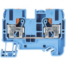 Durchgangsklemme Wieland WTP 2×Push-In 10mm² 8mm blau