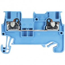 Durchgangsklemme Wieland WTP 2×Push-In 1,5mm² 3,5mm blau