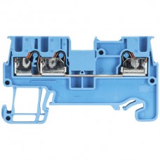 Durchgangsklemme Wieland WTP 3×Push-In 1,5mm² 3,5mm blau