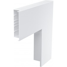 Flachwinkel BET 210×80mm PVC reinweiss 9010 - 2 Stück