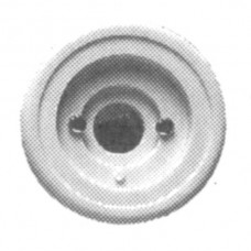 Frontscheibe Classic weiss Ø43mm für Drehschalter
