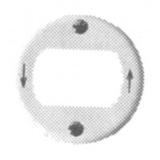 Frontscheibe Classic weiss Ø43mm für Storentaster zu 346101102