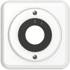 Frontset ABB CLASSIC Schlüsselschwenktaster 0-I weiss