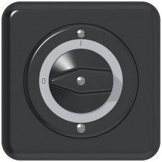 Frontset ABB CLASSIC zu Drehschalter 0-I schwarz