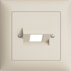 Frontset EDIZIOdue crema 88x88mm 1xRJ45 FMI