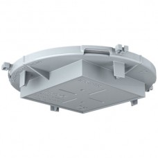 Frontteil HaloX Ø100mm für Ortbeton Deckenausschnitt 75×75mm