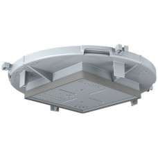 Frontteil HaloX Ø100mm für Sichtbeton Deckenausschnitt 68×68mm