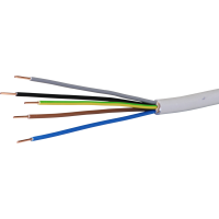 Kabel TT 5×1,5mm² 3LNPE grau Eca - Preis pro Meter