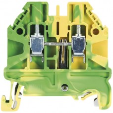 Schutzleiterklemme Wieland WT 2×Schraubanschluss 2,5mm² grün-gelb