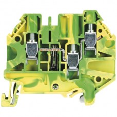 Schutzleiterklemme Wieland WT 3×Schraubanschluss, 4mm² grün-gelb