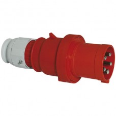 Stecker CEE 63A 5P 7H 400V schwarz IP44 QuickConnect TE-Plus
