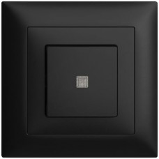 UP-L-Druckschalter EDIZIOdue 3/1L schwarz mit Linse Kontrolllampe LED gelb FMI UP-L-Druckschalter EDIZIOdue 3/1L schwarz mit Linse Kontrolllampe LED gelb FMI