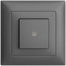 UP-L-Druckschalter 3/1L dunkelgrau EDIZIOdue Kontrolllampe Frontlinse LED gelb FMI UP-L-Druckschalter 3/1L dunkelgrau EDIZIOdue Kontrolllampe Frontlinse LED gelb FMI