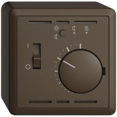 AP-Raumthermostat EDIZIOdue coffee mit Fühler und Timer NTC