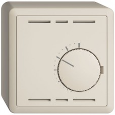AP-Raumthermostat crema EDIZIOdue 74x74mm ohne Schalter