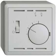 AP-Raumthermostat hellgrau EDIZIOdue mit Fühler NTC+Kabel