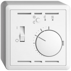 AP-Raumthermostat weiss EDIZIOdue mit Timer und Fühler NTC