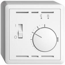 AP-Raumthermostat weiss EDIZIOdue mit Fühler NTC+Kabel