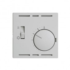 Abdeckset für Thermostat EDIZIOdue 60×60mm hellgrau