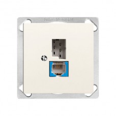 EB-Dose T+T 6P/1xRJ45 DSL - Breitband weiss EDIZIOdue Feller EB-Dose T+T 6P/1xRJ45 DSL - Breitband weiss EDIZIOdue Feller