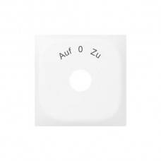 Frontplatte Auf-0-Zu weiss Sidus 60x60mm für Schwenktaster