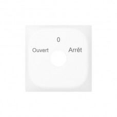 Frontplatte Montée-0-Descente Sidus 60x60mm weiss