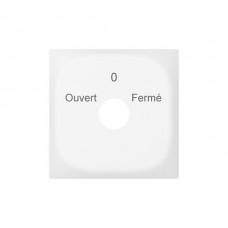 Frontplatte Ouvrir-0-Fermer Sidus 60x60mm weiss