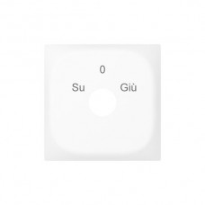 Frontplatte Su-0-Giù weiss Sidus 60x60mm für Schwenktaster