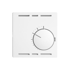 Frontset EDIZIOdue weiss 60×60mm für Raumthermostat ohne Schalter
