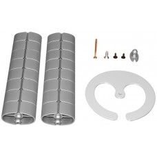 Kabelkanal flexibel Premium Max Hauri Silber L= 780 mm