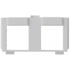 Modul Hager kallysto 2RJ45 Keystone hellgrau
