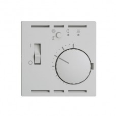 Raumthermostat hellgrau Einsatz EDIZIOdue mit Timer + Fühler