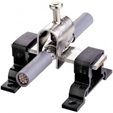 Schirmanschlussklemme 12-16mm rostfrei mit Schraube und Feder
