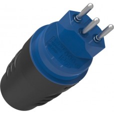 Stecker ELBRO T13 IP55 Gummi schwarz