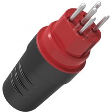 Stecker ELBRO T15 IP55 Gummi schwarz