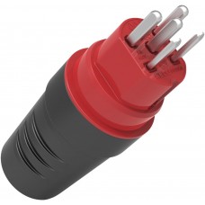 Stecker ELBRO T25 IP55 Gummi schwarz