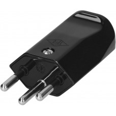 Stecker T12 Max Hauri TH Kabeleinführung Ø11.5mm, schwarz