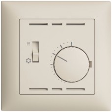 UP-Abdeckset für Thermostat EDIZIOdue mit Schalter 88×88mm crema FMI