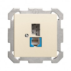 UP-Dose T+T 6P/1xRJ45 DSL - Breitband crema EDIZIOdue UP-Dose T+T 6P/1xRJ45 DSL - Breitband crema EDIZIOdue