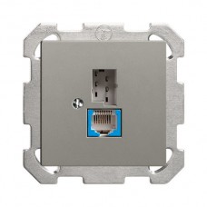 UP-Dose T+T 6P/1xRJ45 DSL - Breitband dunkelgrau EDIZIOdue UP-Dose T+T 6P/1xRJ45 DSL - Breitband dunkelgrau EDIZIOdue