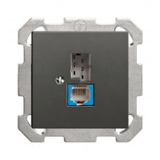 UP-Dose T+T 6P/1xRJ45 DSL - Breitband schwarz EDIZIOdue UP-Dose T+T 6P/1xRJ45 DSL - Breitband schwarz EDIZIOdue