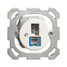 UP-Dose T+T 6P/1xRJ45 DSL - Breitband weiss Standard UP-Dose T+T 6P/1xRJ45 DSL - Breitband weiss Standard
