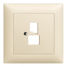 UP-Frontset EDIZIOdue crema für DSL-Breitband Dose UP-Frontset EDIZIOdue crema für DSL-Breitband Dose